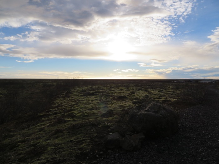 At Skaftafell, looking back toward the vast Skeiðarársandur delta